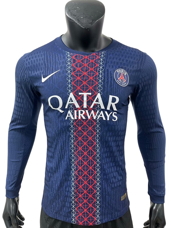 Paris St Germain 25/26 Home Long Jersey(Player)