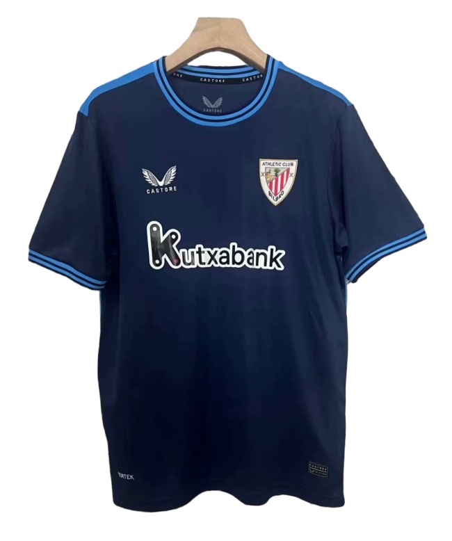 Athletic Bilbao 25/26 Away Dark Blue Soccer Jersey