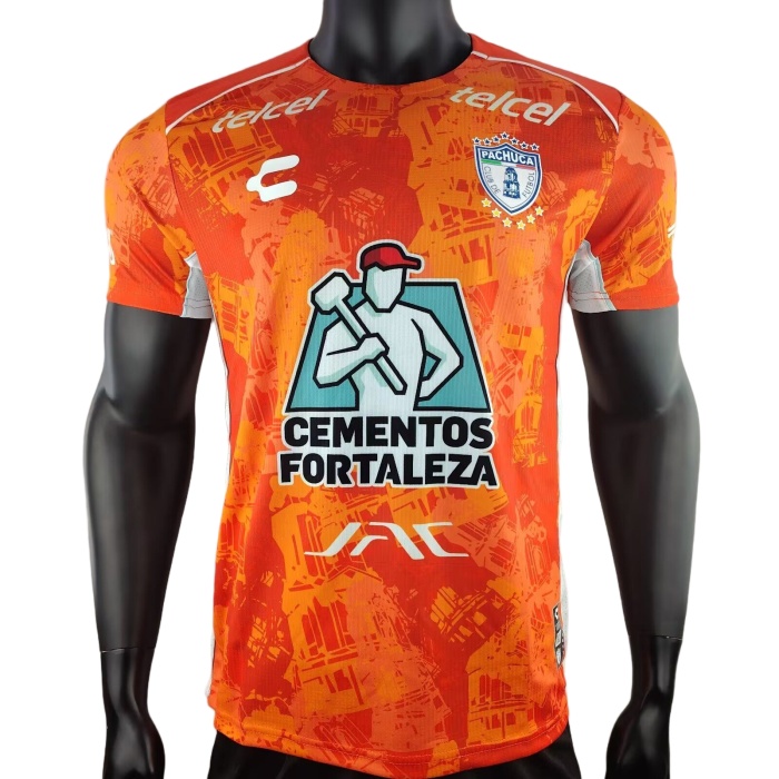 Pachuca 25/26 Away Orange Soccer Jersey(Player)