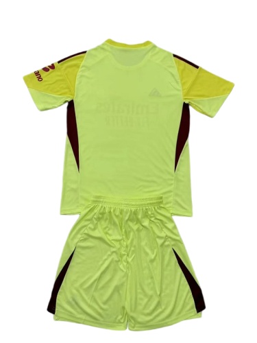 Kids-Benfica 25/26 GK Yellow Soccer Jersey