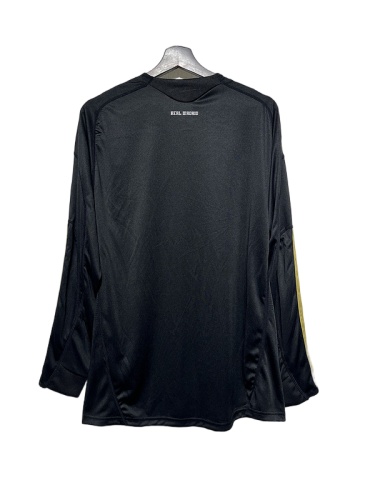 Real Madrid 09/10 Third Black Long Soccer Jersey