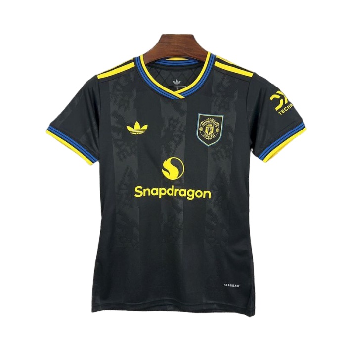 Manchester Utd Woman 25/26 Third Black Leaked Jersey