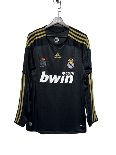 Real Madrid 09/10 Third Black Long Soccer Jersey