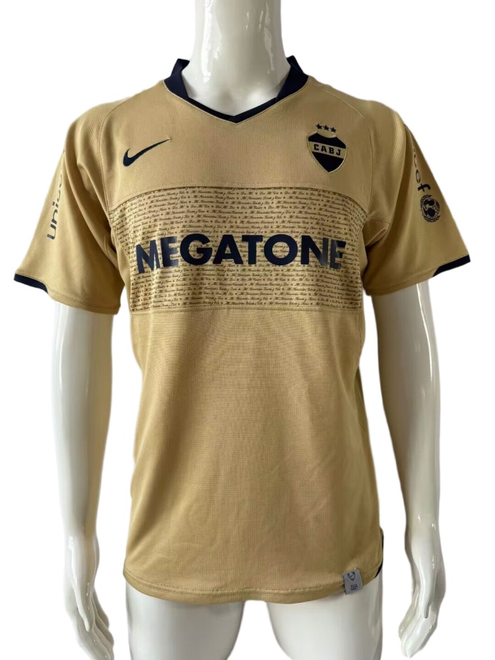 Boca Juniors 07/08 Away Golden Soccer Jersey