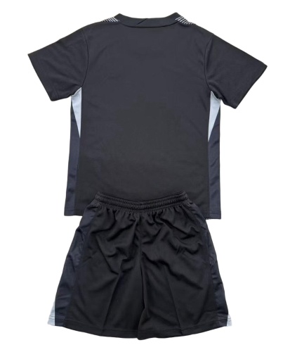 Kids-Paris St Germain 25/26 GK Black Soccer Jersey