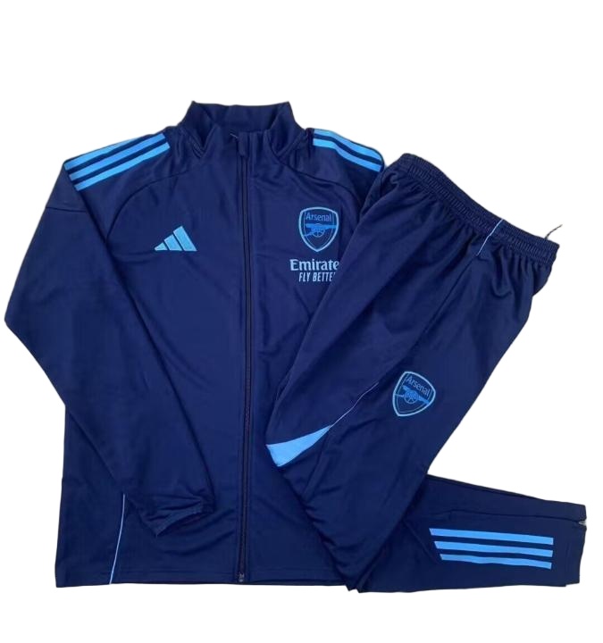 Arsenal 25/26 Tracksuit - Dark Blue/Blue