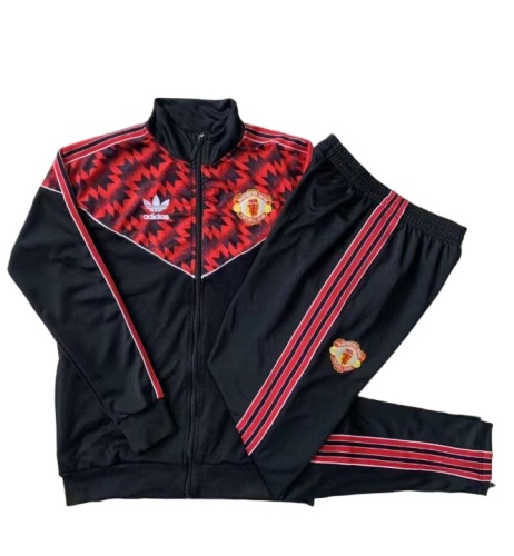 Kids Manchester Utd 25/26 Tracksuit - Black