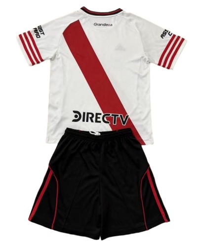 Kids-River Plate 25/26 Home Soccer Jersey
