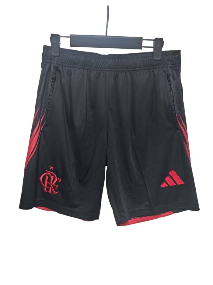 Flamengo 25/26 Away Black Soccer Shorts