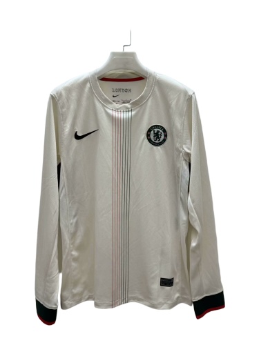 Chelsea 25/26 Away White Long Soccer Jersey