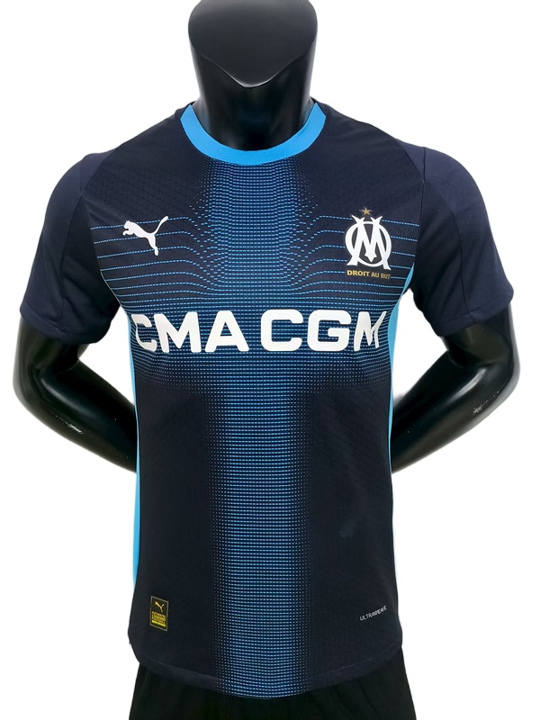 Marseilles 25/26 Away Navy Blue Jersey(Player)