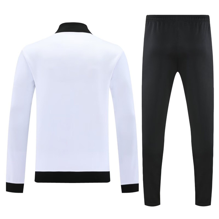 Real Madrid 25/26 Retro Model Tracksuit - White/Red