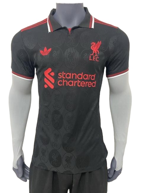 Liverpool 25/26 Black Polo Shirts(Player)