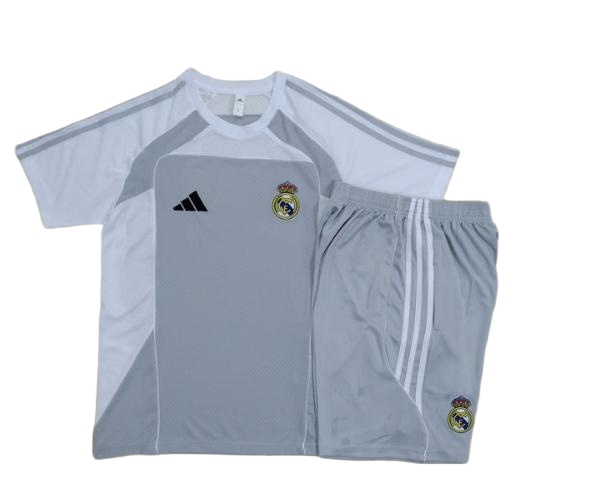 Real Madrid 25/26 Grey/White/Black Training Kit