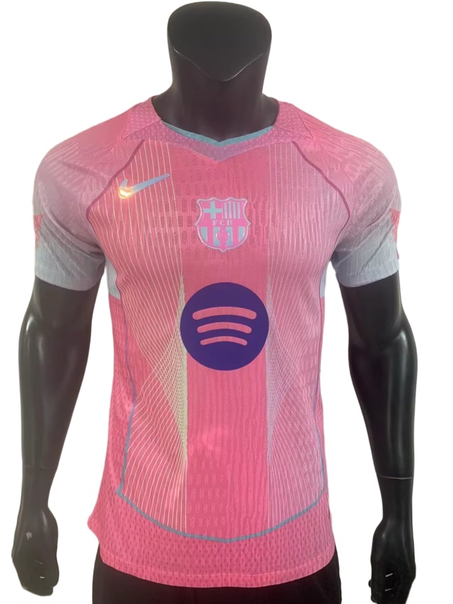 Barcelona 25/26 Special Pink Soccer Jersey(Player)