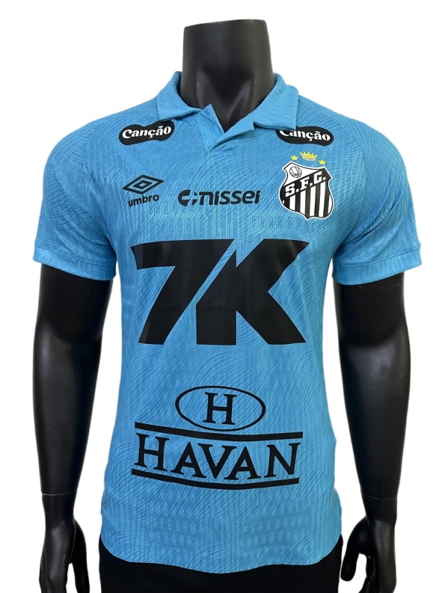 Santos 25/26 Third Blue Sponsor Jersey(Player)