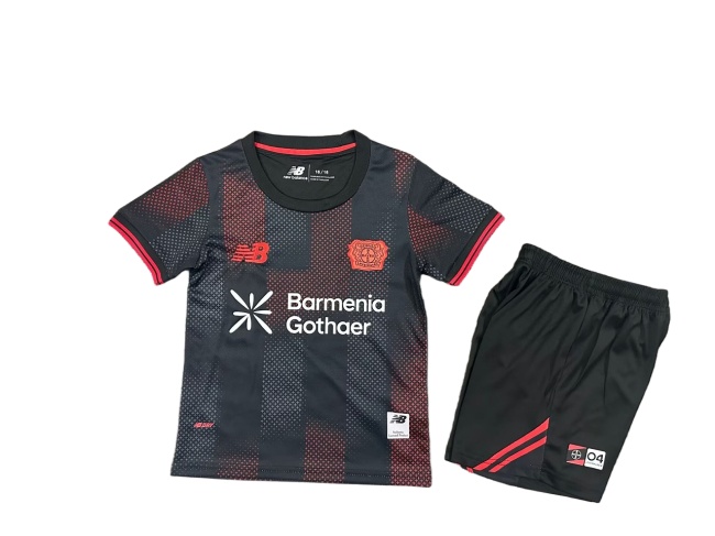 Kids-Leverkusen 25/26 Home Soccer Jersey