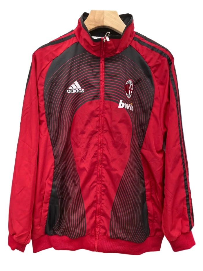 AC Milan 25/26 Retro Model Wind Coat - Red