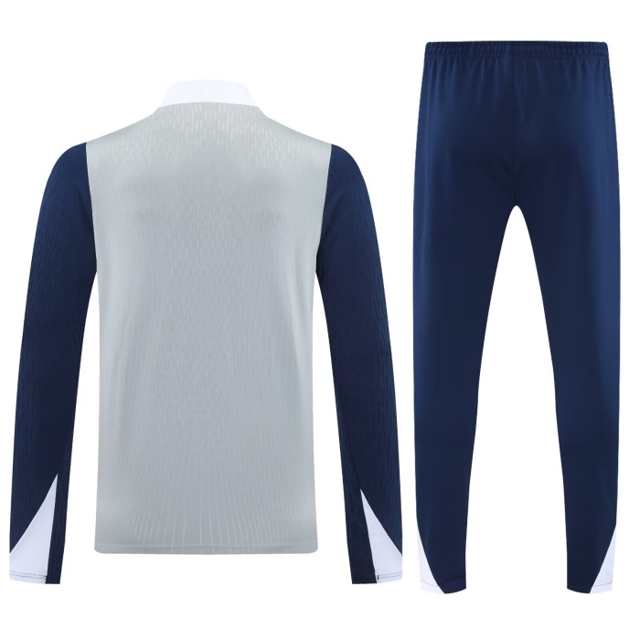 Inter Milan 25/26 Tracksuit - Grey/Dark Blue