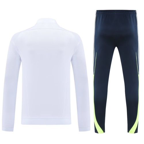 Real Madrid 25/26 Tracksuit - White/Green