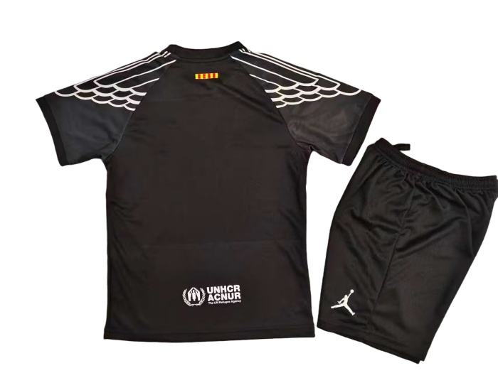 Kids-Barcelona 25/26 Black Training Jersey