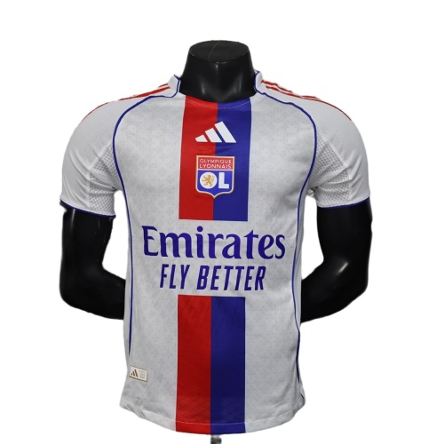 Lyon 25/26 Home Soccer Jersey(Player)