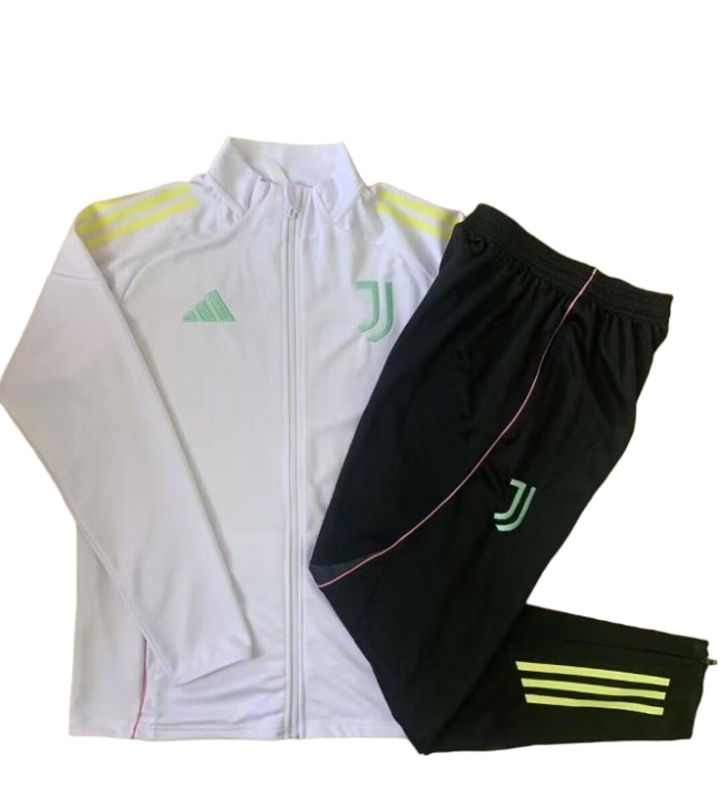 Kids Juventus 25/26 Retro Model Tracksuit - White/Yellow
