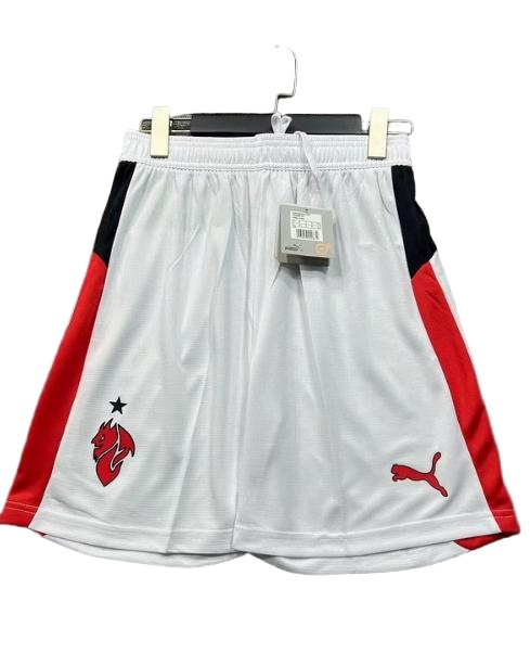 AC Milan 25/26 Away White Soccer Shorts