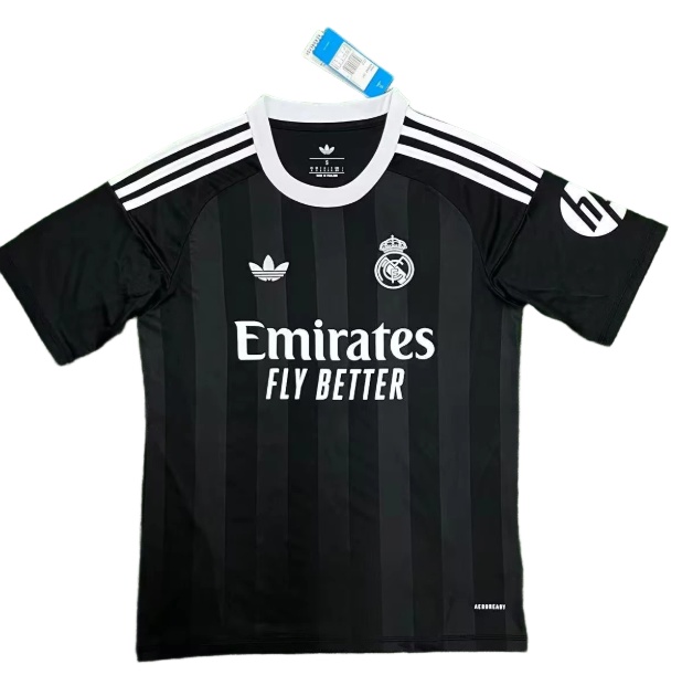 Real Madrid 25/26 GK Black Soccer Jersey