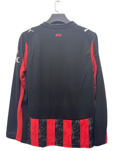 AC Milan 25/26 Home Long Soccer Jersey