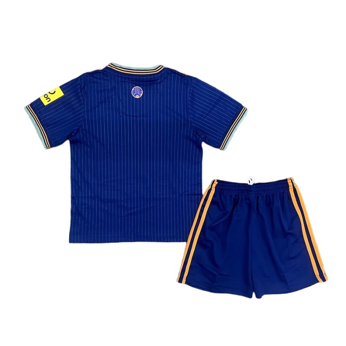 Kids-Newcastle 25/26 Third Blue Soccer Jersey