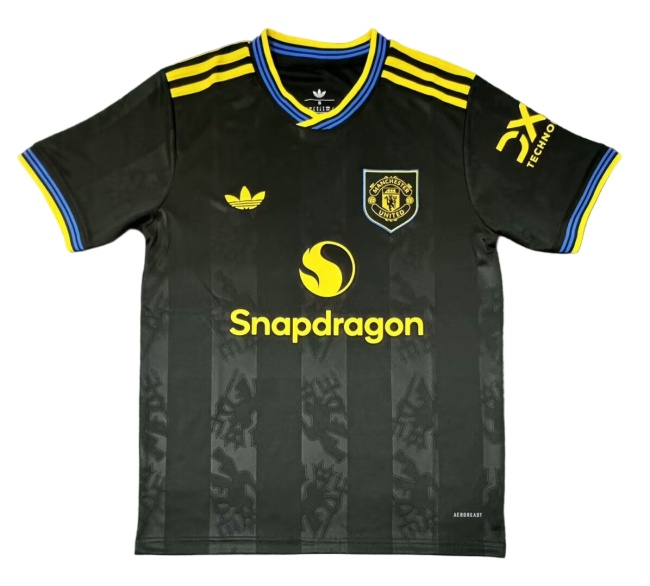 Manchester Utd 25/26 Third Black Leaked Jersey