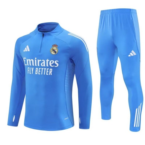 Kids Real Madrid 25/26 Tracksuit - Blue