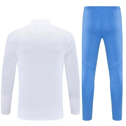 Kids Real Madrid 25/26 Tracksuit - White/Blue