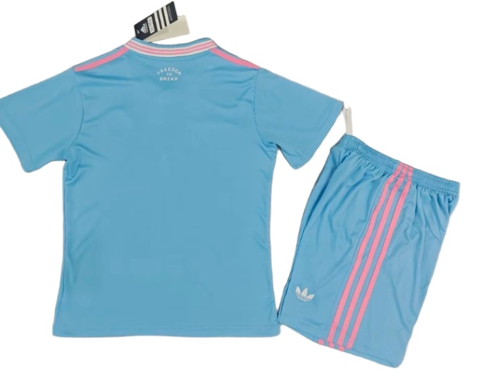 Kids-Inter Miami 25/26 Third Blue Soccer Jersey