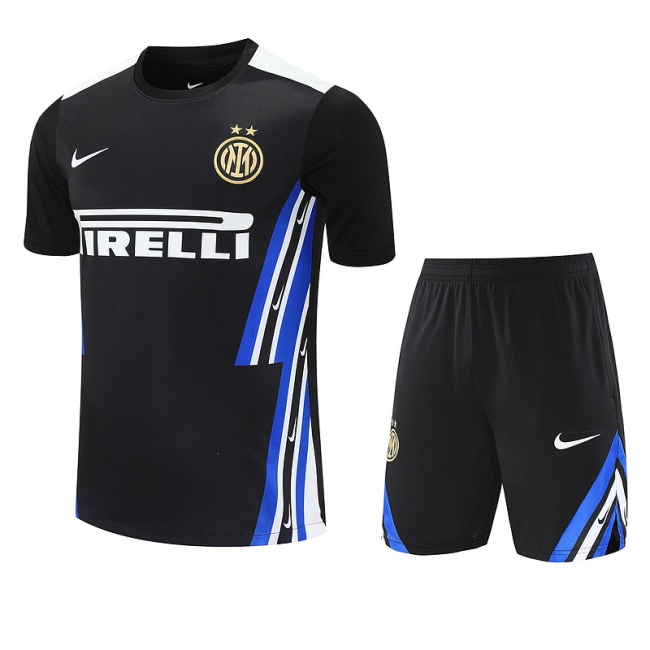 Inter Milan 25/26 Black/Blue Training Kit Jersey