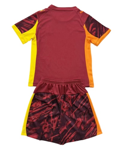 Kids Marseilles 25/26 Goalkeeper Red Jersey – Youth GK Soccer Kit