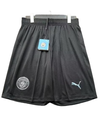 Manchester City 25/26 Away Black Soccer Shorts