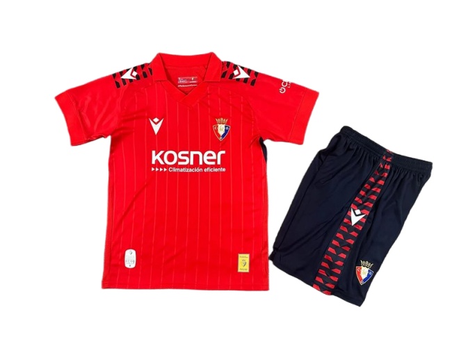 Kids-Osasuna 25/26 Home Soccer Jersey