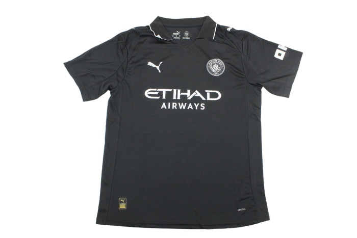 Manchester City 25/26 Away Black Soccer Jersey