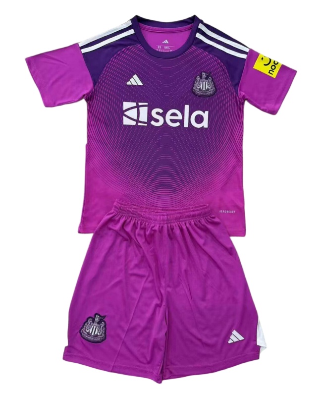 Kids-Newcastle 25/26 GK Purple Soccer Jersey