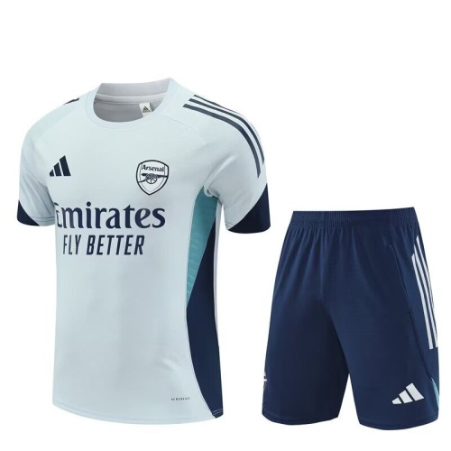 Arsenal 25/26 Light Grey Training Kit Jerseys