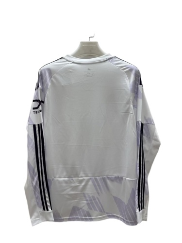 Manchester Utd 25/26 Away White Long Soccer Jersey