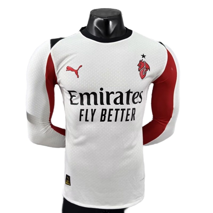 AC Milan 25/26 Away White Long Jersey(Player)