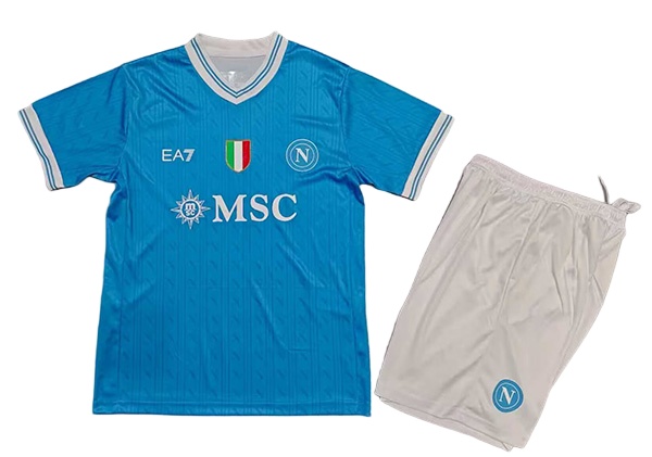 Kids-Napoli 25/26 Home Soccer Jersey