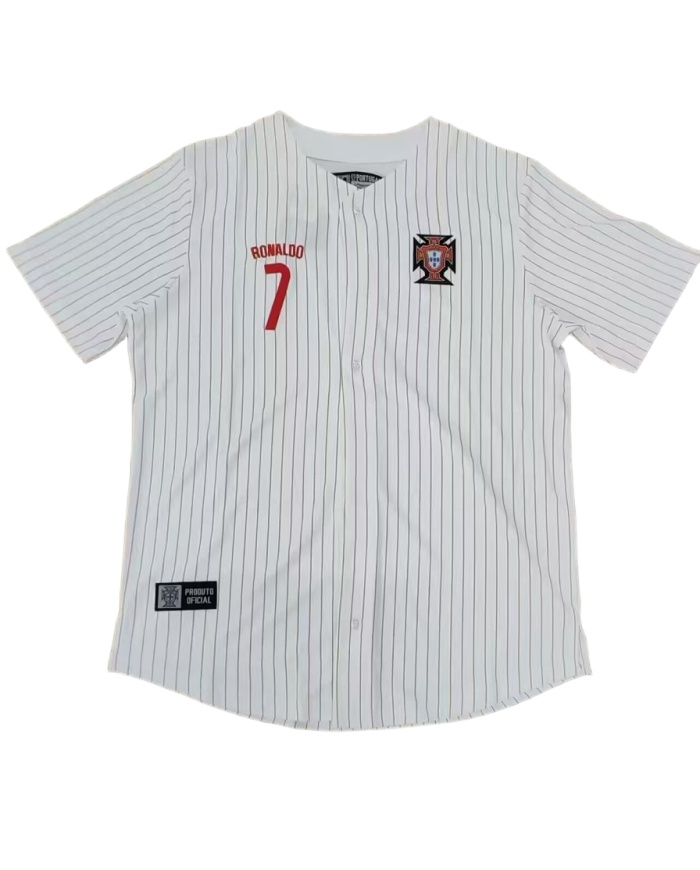 Portugal 25/26 Special Ronaldo Baseball Jersey