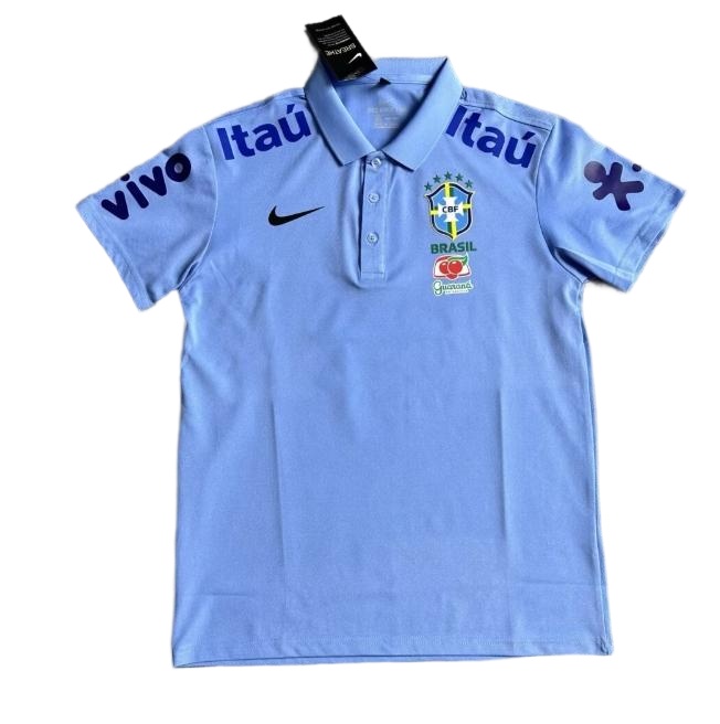 Brazil 25/26 Light Blue Polo Shirt