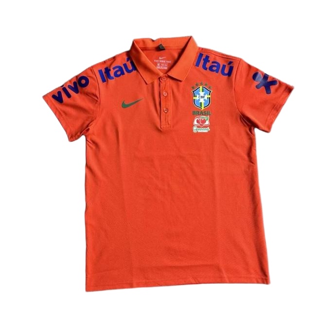 Brazil 25/26 Red Polo Shirt