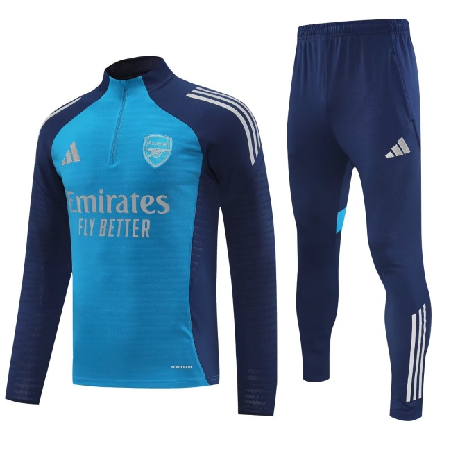 Arsenal 25/26 Tracksuit - Dark Blue/Light Grey