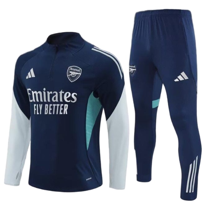 Kids Arsenal 25/26 Tracksuit - Navy Blue